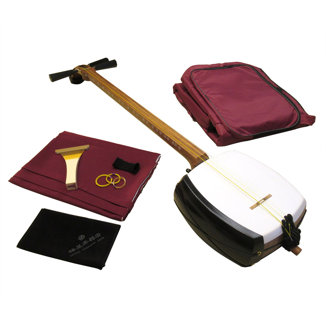 Tsugaru Shamisen Set For Beginners Limited Time Price Wagakki Store Tsugaru Shamisen Set For Beginners Limited Time Price Wagakki Store